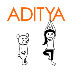 ADITYAヨガ＆スピリチュアルスタジオロゴ