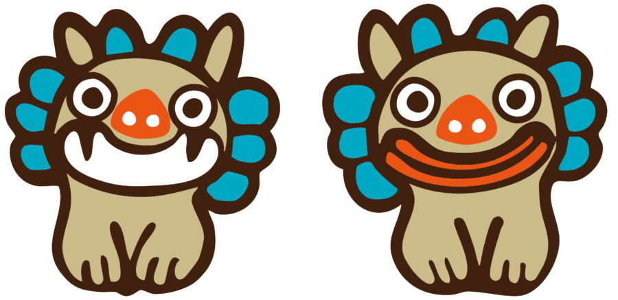 石垣まぁ〜るのいえシーサーキャラクター